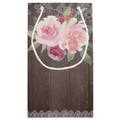 Rustige waterverf  bloedige bruiloft klein cadeauzakje (Achterkant)