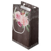 Rustige waterverf  bloedige bruiloft klein cadeauzakje (Achterkant Gekanteld)