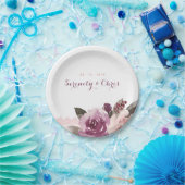 Rustige waterverf  bloedige bruiloft papieren bordje (Feest)