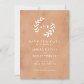 Rustige Waterverf bruiloft Save The Date (Voorkant)