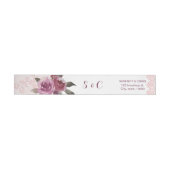 Rustige waterverf floral lace bruiloft monogram (Individueel)