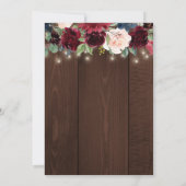 Rustige waterverf florale Thanksgiving potluck Kaart (Achterkant)