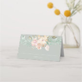 Rustige Waterverf Florals op Sage Green Escort (Voorkant)