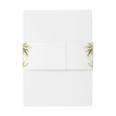 Rustige Waterverf Herfst in Love Pumpkin Wedding I Uitnodigingen Wikkel (Achterkant Voorbeeld)