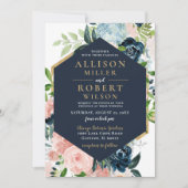 Rustige Waterverf marinescheepvaart - goudbloedige Kaart (Voorkant)