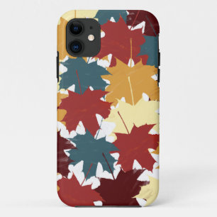 Rustige Waterverf najaar Herfst Leaves iPhone 11 Hoesje