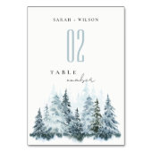 Rustige Waterverf sneeuwwinterdenweddenschap Kaart (Voorkant)