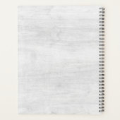 Rustige Waterverf Succulent Desert Cactus Boho Planner (Achterkant)