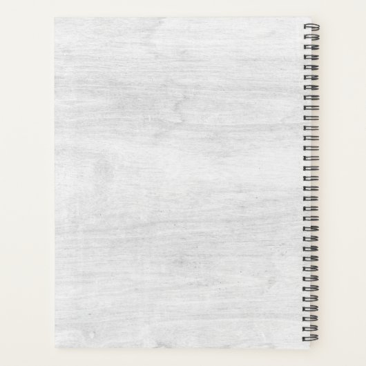 Rustige Waterverf Succulent Desert Cactus Boho Planner (Achterkant)