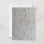 Rustige waterverf verlaat hout Dank je bruiloft Kaart (Achterkant)