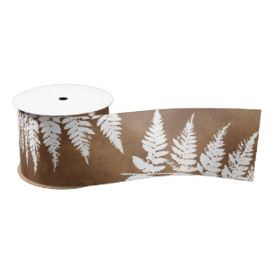 Rustige Waterverf Wild Fern botanisch Lint