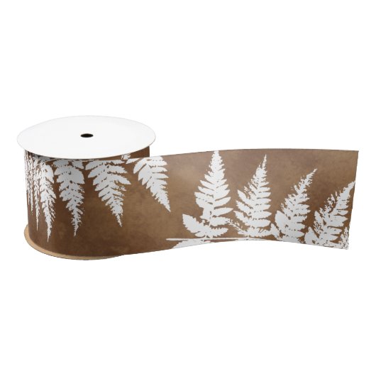 Rustige Waterverf Wild Fern botanisch Lint (Spoel)