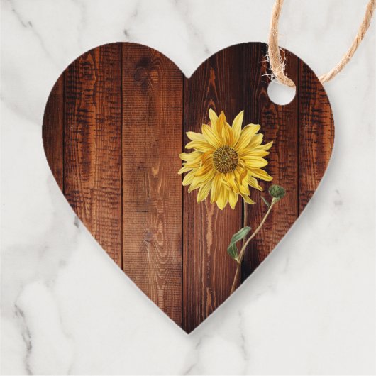 Rustige waterverf zonnebloembruiloft bedankt bedankjes labels (Achterkant)