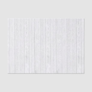 Rustige Weathered White Wood Faux textuur Tissuepapier