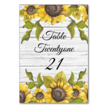 Rustige Weathered White Wood Sunflower