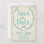 rustige weddenschap Sparen de datum Save The Date (Voorkant)