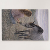 Rustige Weide | Paard Kunst | Puzzel (Horizontaal)