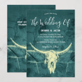 Rustige Westerne Donkere Blauwgroen zonnebloemen B Kaart (Voorkant / Achterkant)