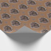 Rustige Westerne vlakten Bison Cadeaupapier (Hoek)