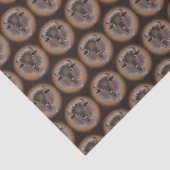 Rustige Westerne vlakten Bison Tissuepapier (Detail)