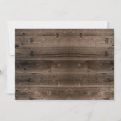 Rustige wijnstok in het land kaart (Achterkant)