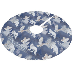 Rustige Winter Fox & Owl kerstcadeau Kerstboom Rok