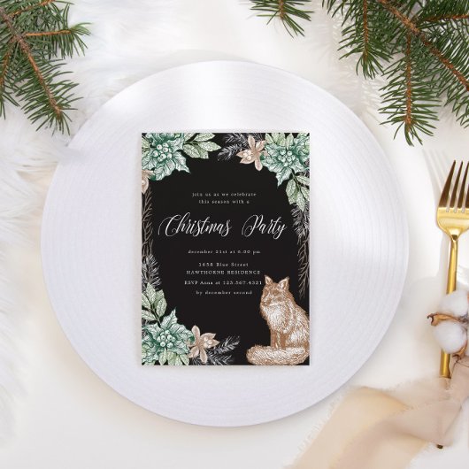 Rustige Winter Wonderland Kerstfeest Kaart