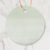 Rustige winterdenbomen baby shower dank u bedankjes labels (Achterkant)