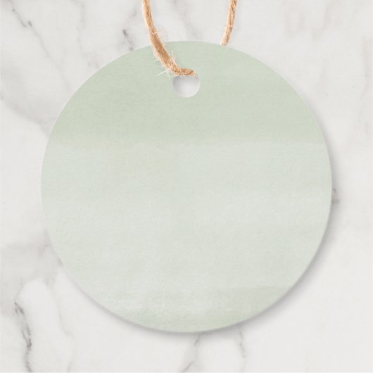 Rustige winterdenbomen baby shower dank u bedankjes labels (Achterkant)