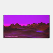 Rustige woestijnavond bureaumat (Voorkant)