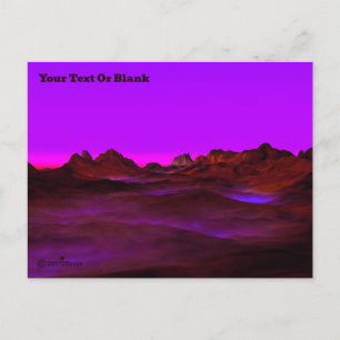 Rustige woestijnavond feestdagenkaart