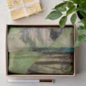 Rustige Woman Green Texture Decoupage Tissuepapier (Geschenk)