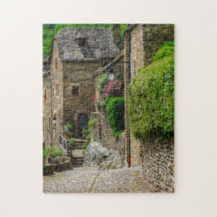 Rustige woningen Gebouwen Belcastel Frankrijk Reis Legpuzzel