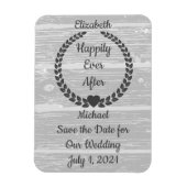 Rustige Wood Coupé sparen de Datum Magneet (Verticaal)