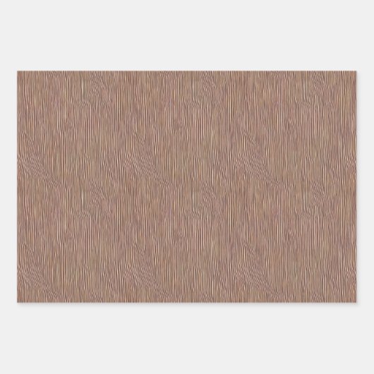 Rustige Wooden Gift Wrap - Hout Style Wrapping Pap Inpakpapier Vel (Voorkant 2)