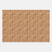 Rustige Wooden Gift Wrap - Hout Style Wrapping Pap Inpakpapier Vel (Voorkant)