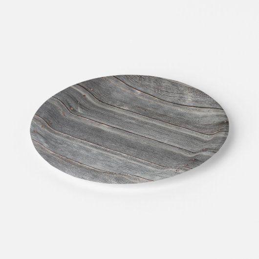 Rustige woudwoudwand papieren bordje (Gekanteld)