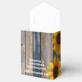 Rustige zonnebloem, bloementeelt bedankdoosjes (Geopend)