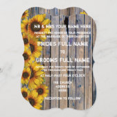 Rustige zonnebloem, bloementeelt kaart (Voorkant / Achterkant)