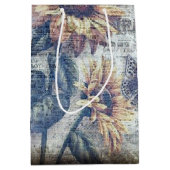 Rustige zonnebloem Boterfly Ephemeral Medium Cadeauzakje (Voorkant)