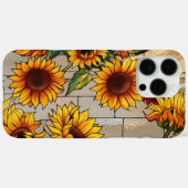 Rustige zonnebloem Case-Mate iPhone case (Achterkant (horizontaal))