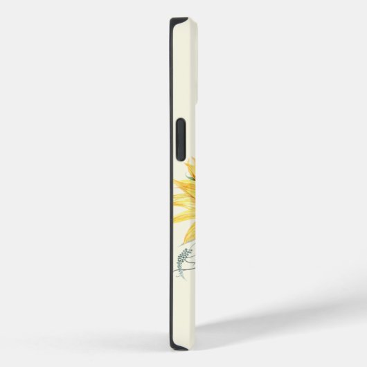 Rustige zonnebloem Eucalyptus Greenery, gepersonal Case-Mate iPhone Case (Achterkant / Rechts)