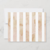 Rustige zonnebloem - gepersonaliseerde banketbakke notitiekaartje (Achterkant)