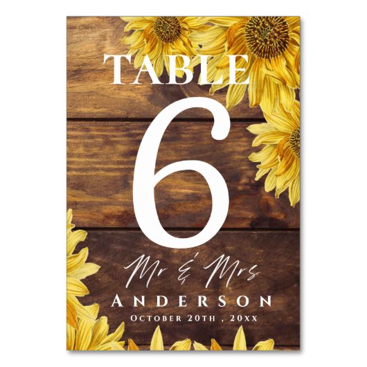 Rustige Zonnebloem Heldere Gele Weddenschap Kaart (Voorkant)