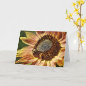 Rustige zonnebloem kaart (Gele Bloem)