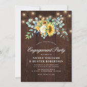 Rustige zonnebloem-strijkpartij kaart (Voorkant)