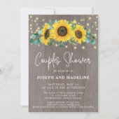 Rustige zonnebloemen en lichte paren — schoeisel i kaart (Voorkant)