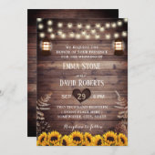 Rustige zonnebloemen Lantaarntrek Kaart (Voorkant / Achterkant)