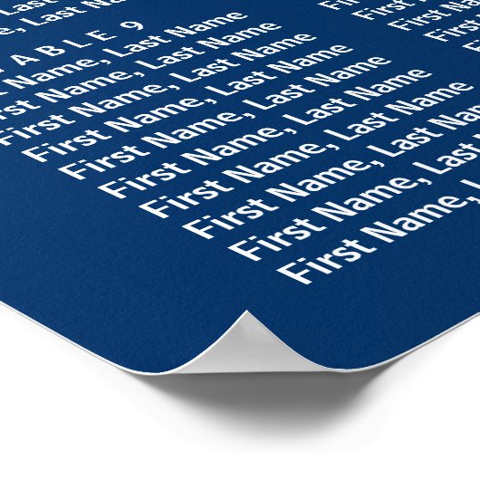 Rustige zonnebloemen marinesurveineslagkaart poster (Hoek)