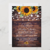 Rustige zonnebloemen|Twinkle Lights Retirement Par Kaart (Voorkant)